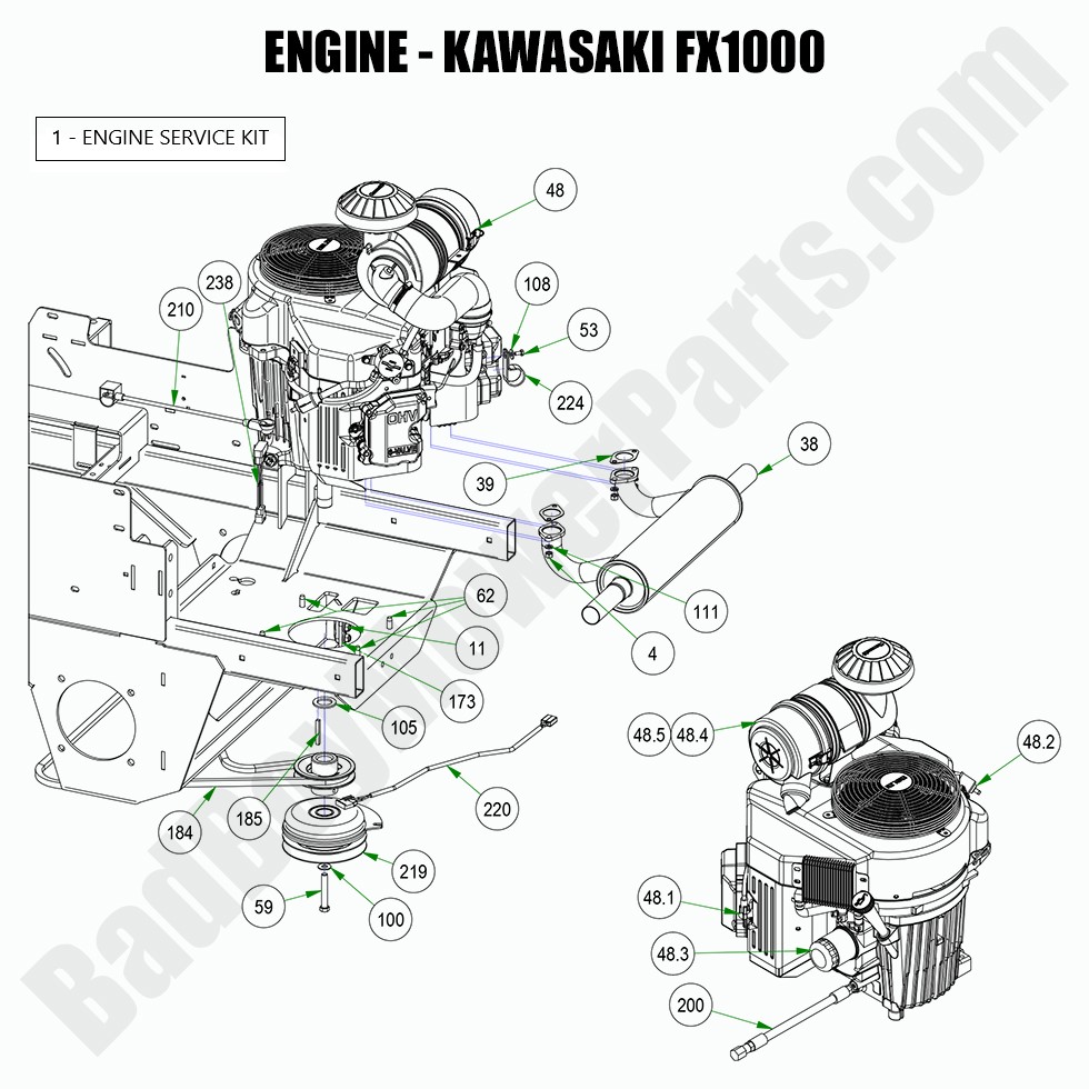 2022 Rebel Engine - 999cc Kawasaki FX1000
